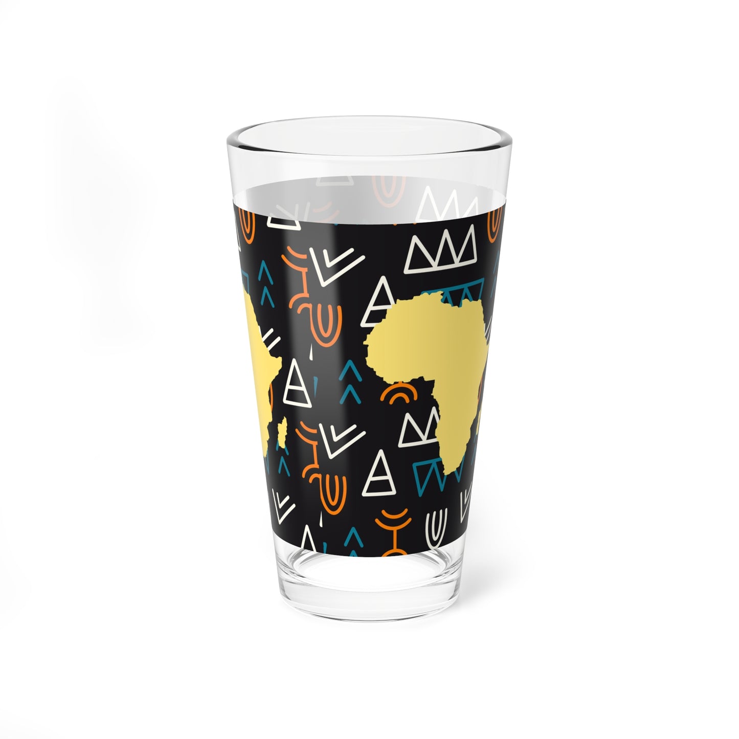 African Country Mixing Glass, 16oz