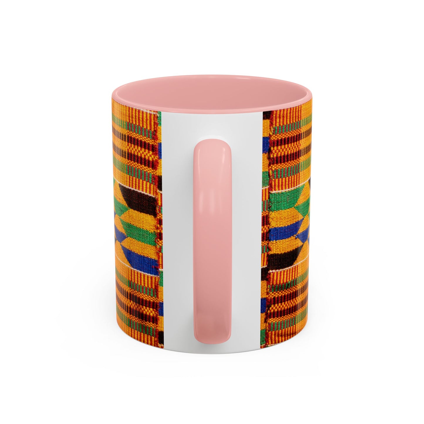 Kente Print Accent Coffee Mug, 11oz