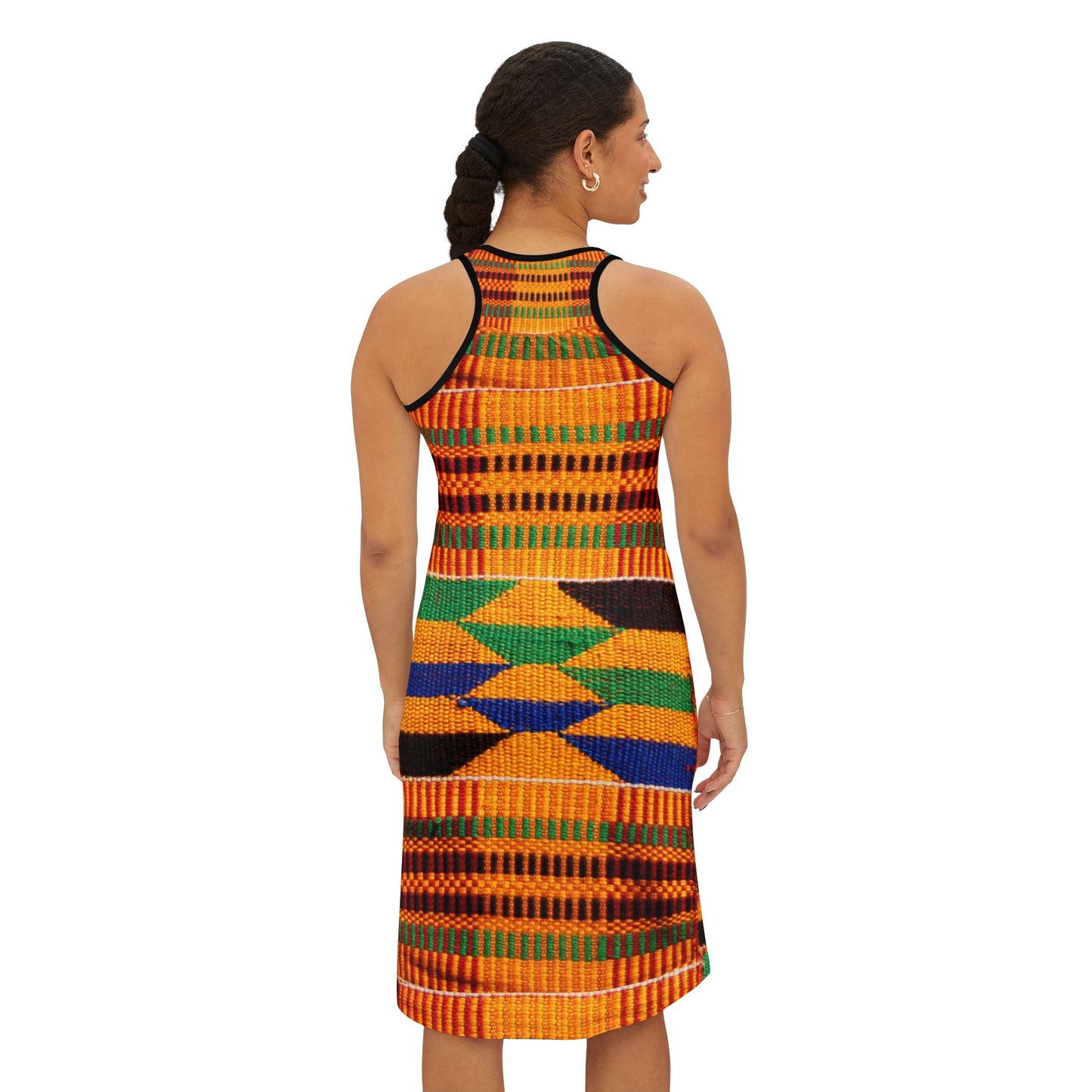 Kente Women's Racerback Dress (AOP)