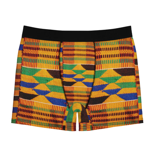 Kente Print Men's Boxer Briefs (AOP)