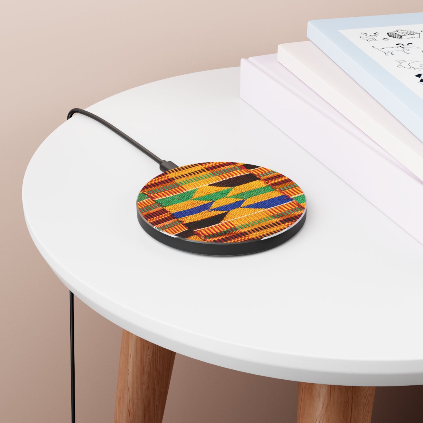 Kente Print Wireless Charger