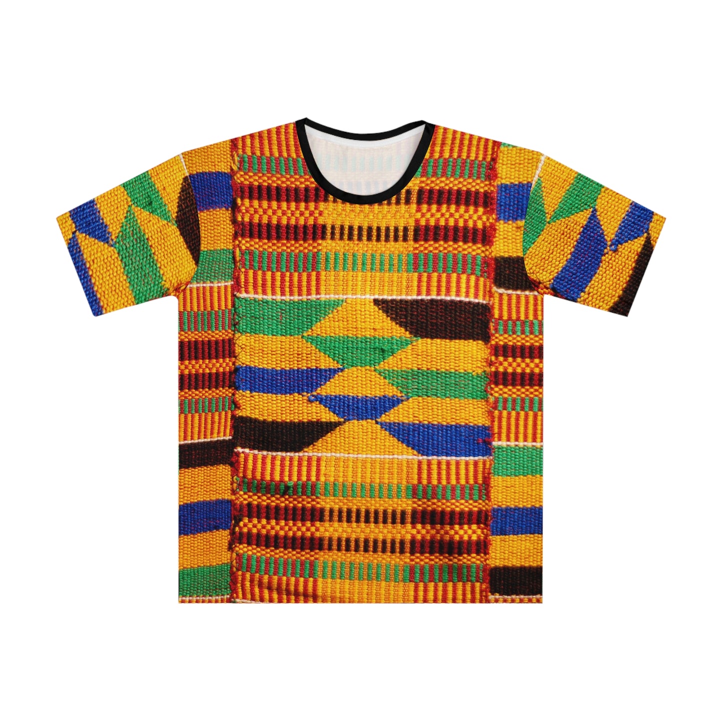 Kente Print Men's Loose T-shirt (AOP)