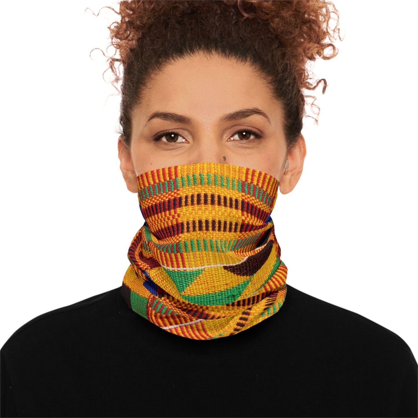 Kente Print Lightweight Neck Gaiter