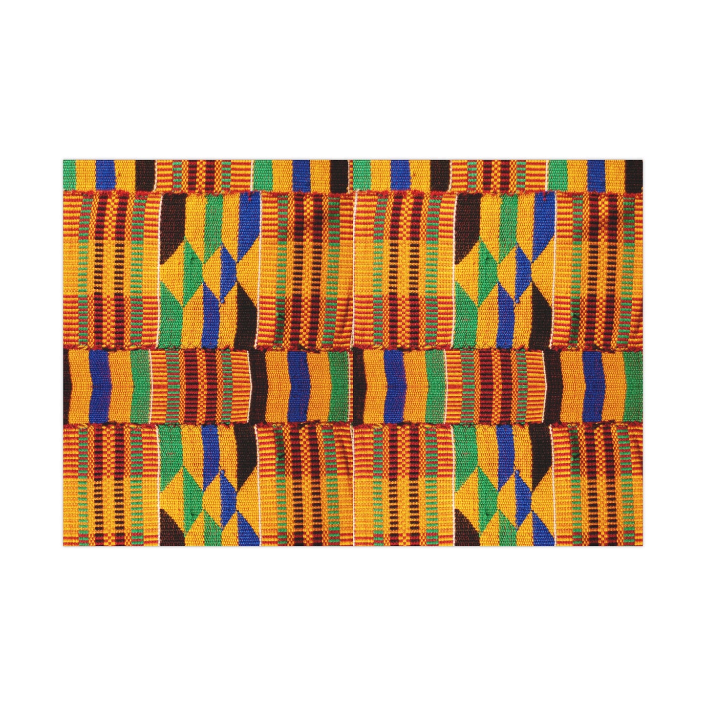 Kente Gift Wrap Paper, Matte or Satin finish