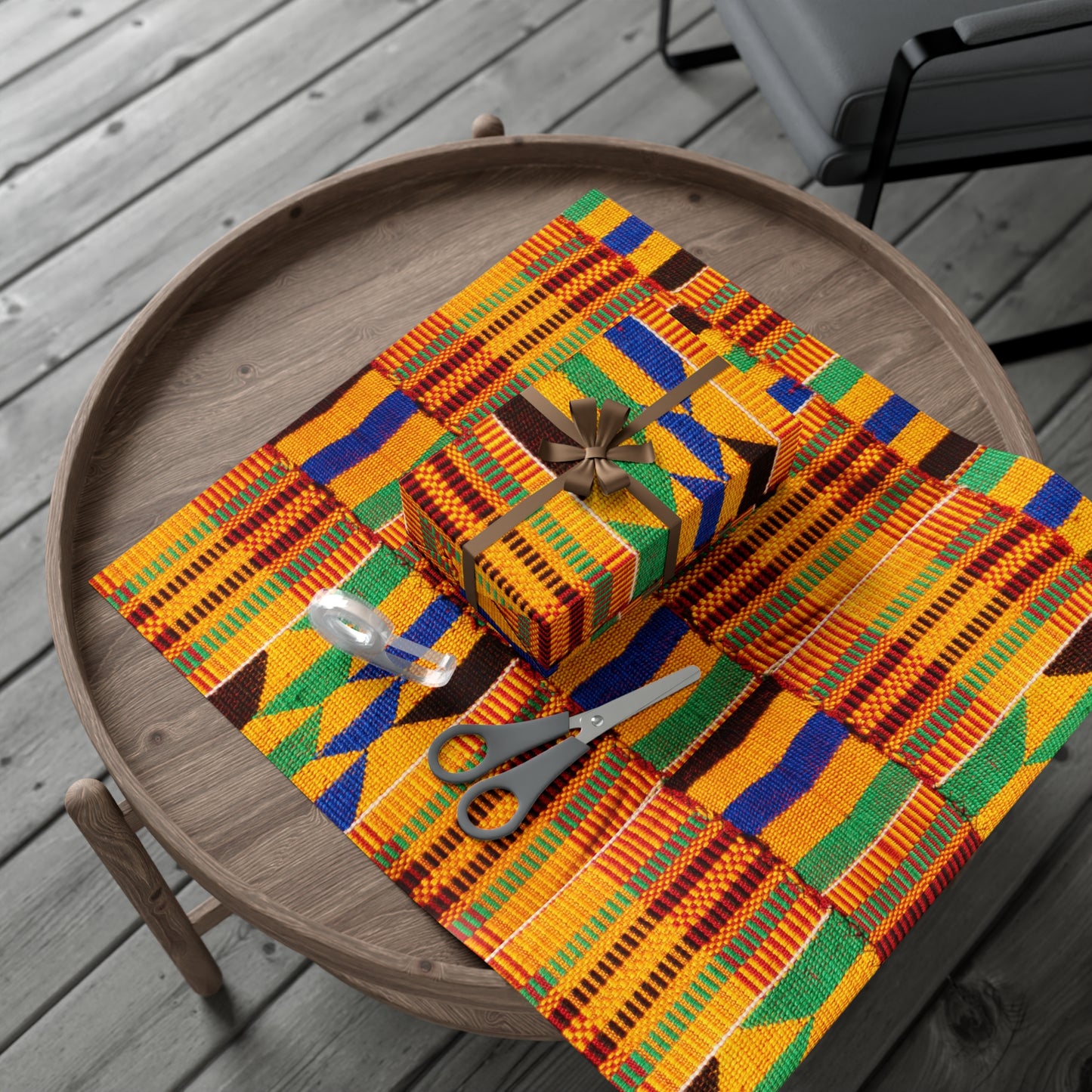 Kente Gift Wrap Paper, Matte or Satin finish