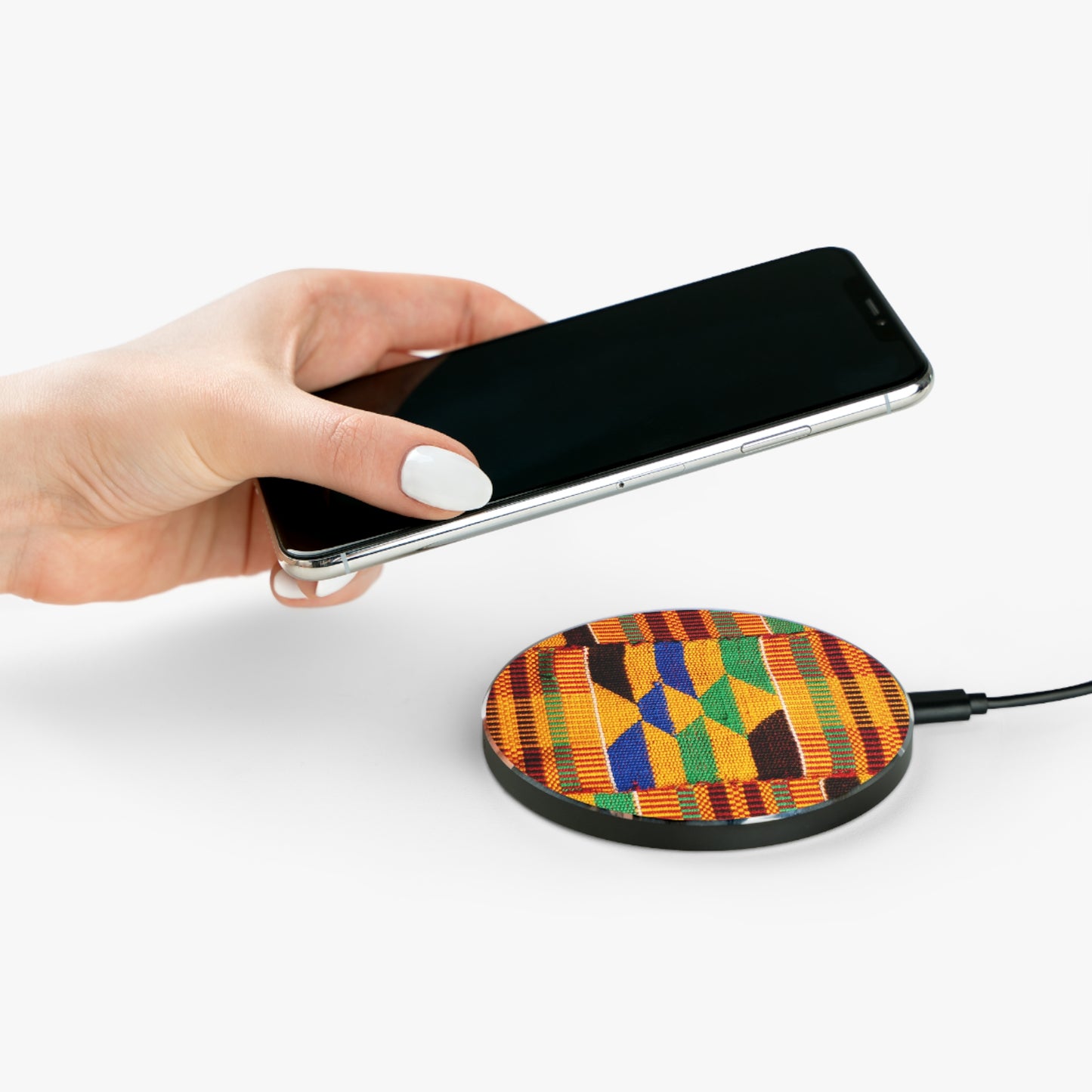 Kente Print Wireless Charger