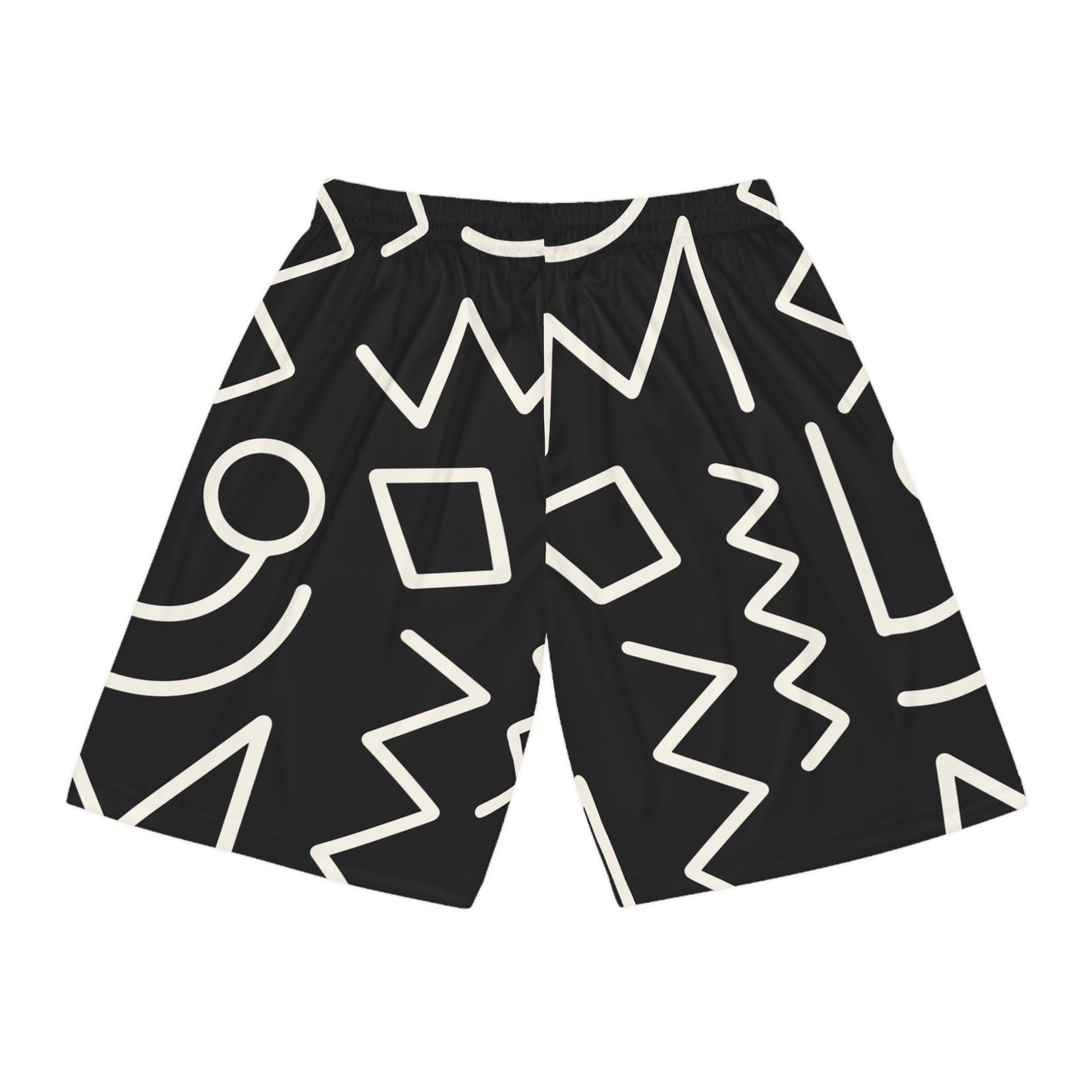 Tribal African Aztec Pattern - Basketball Shorts (AOP)