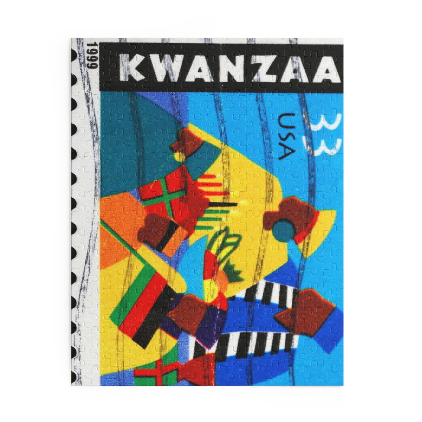 Kwanzaa Poster Stamp Puzzle (120, 252, 500-Piece)