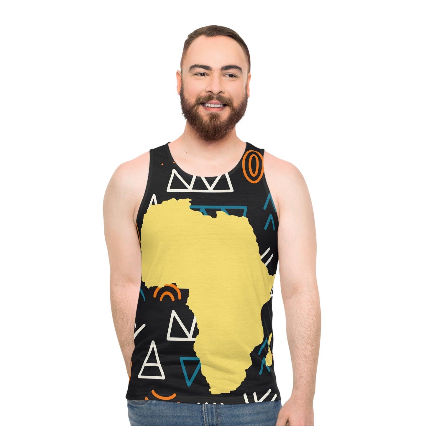 Africa Country Unisex Tank Top (AOP)