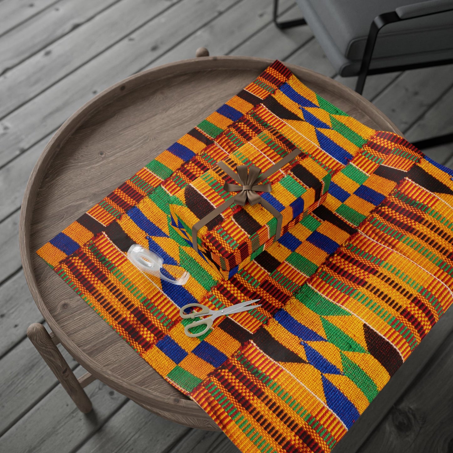 Kente Wrapping Paper, Matte or Glossy finish