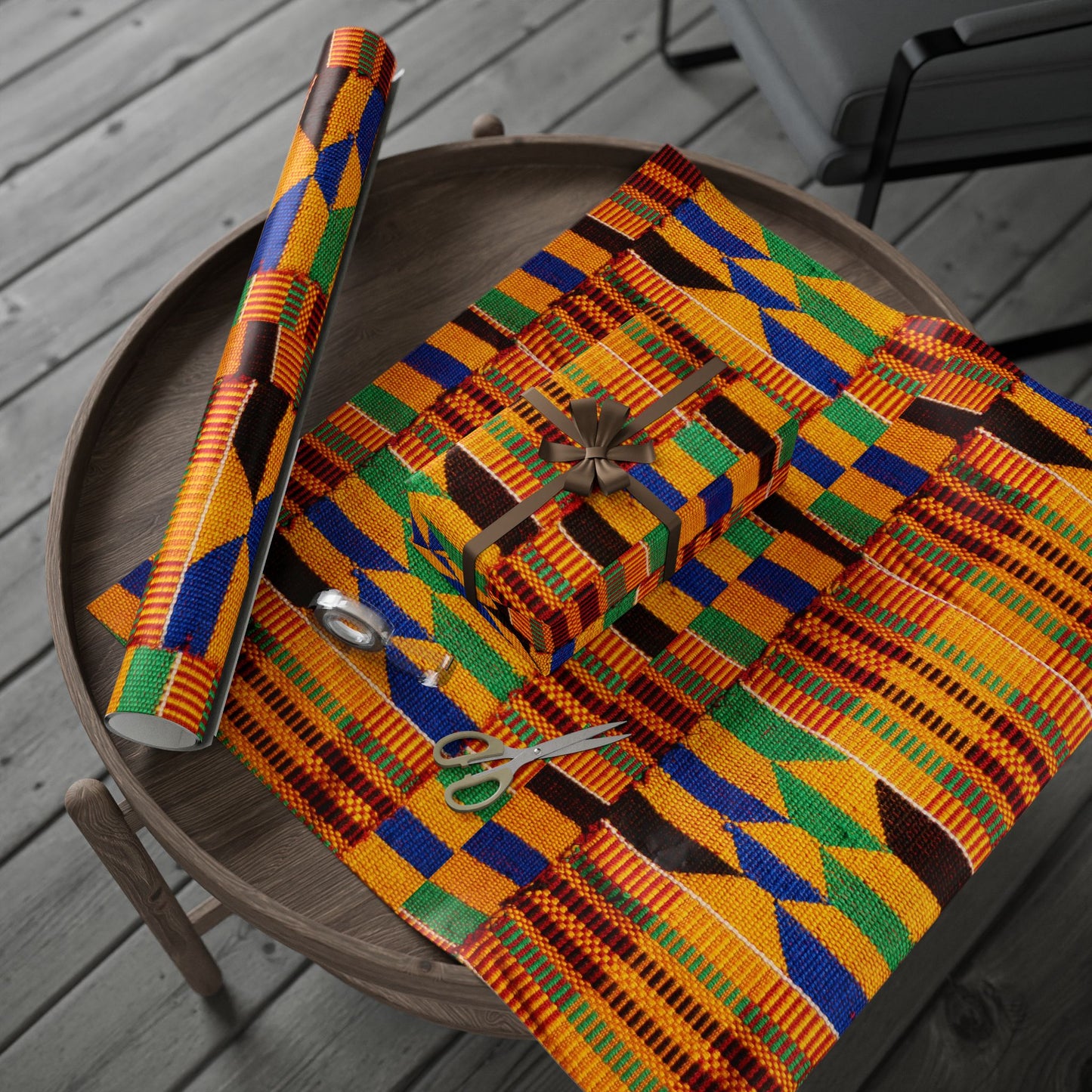 Kente Wrapping Paper, Matte or Glossy finish