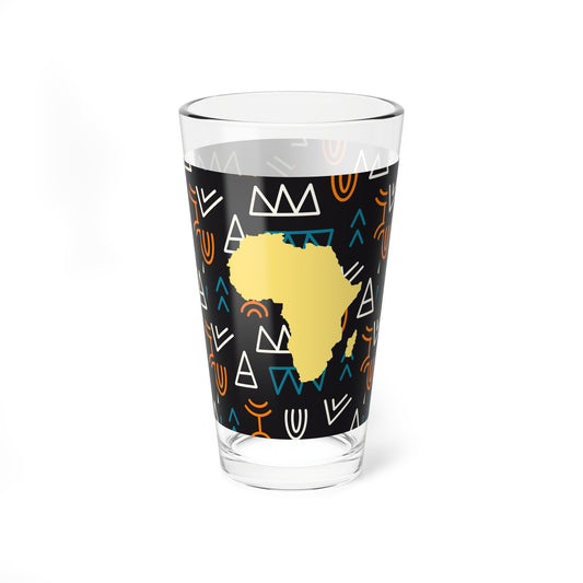 African Country Mixing Glass, 16oz