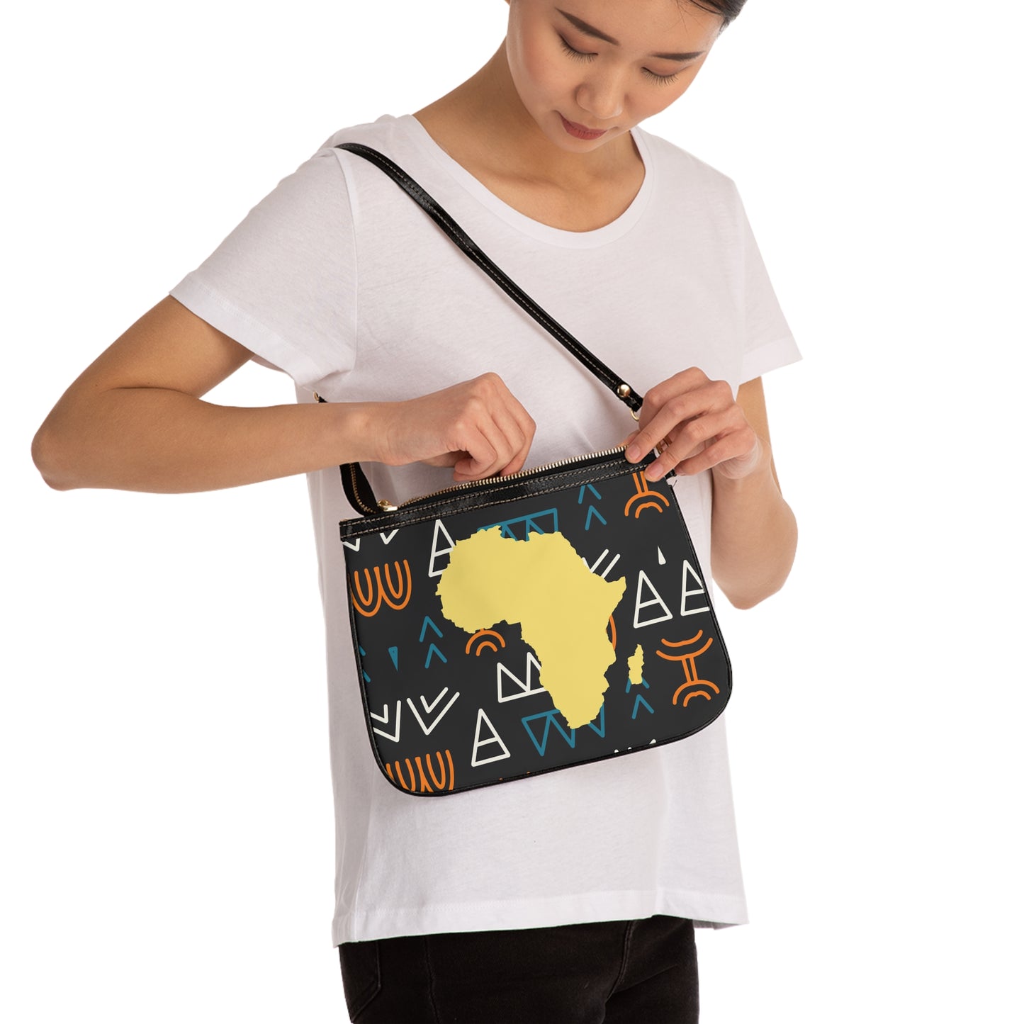 African Country Small Shoulder Bag