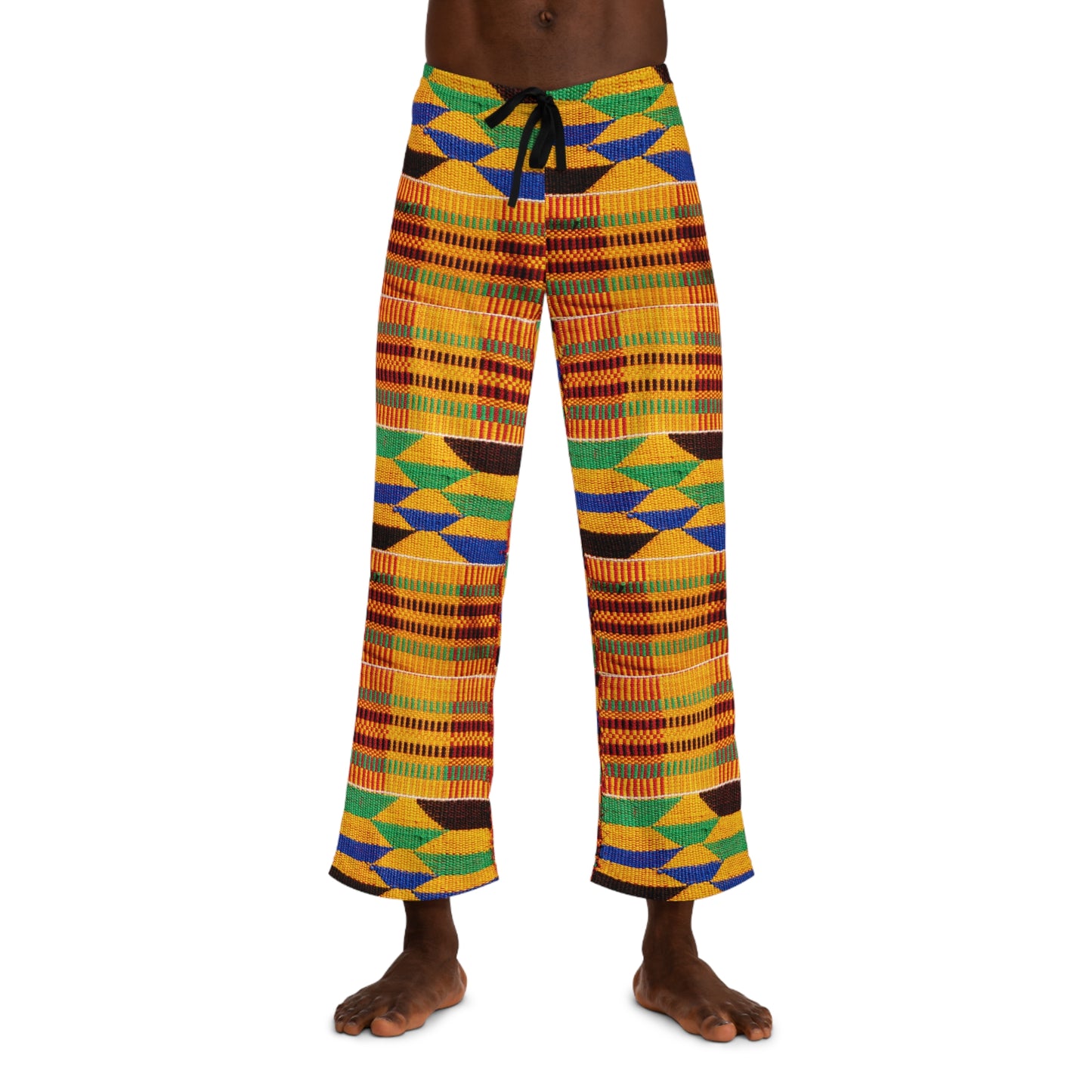 Kente Men's Pajama Pants (AOP)