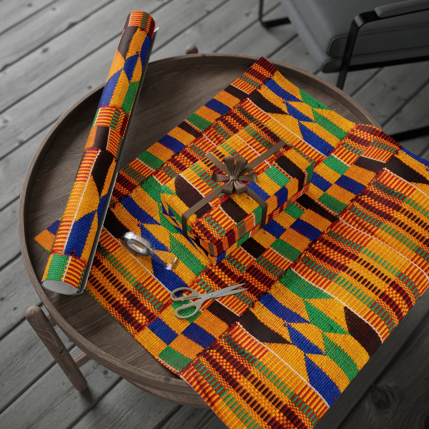 Kente Wrapping Paper, Matte or Glossy finish