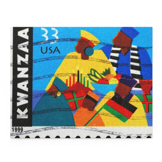 Kwanzaa Poster Stamp Puzzle (120, 252, 500-Piece)